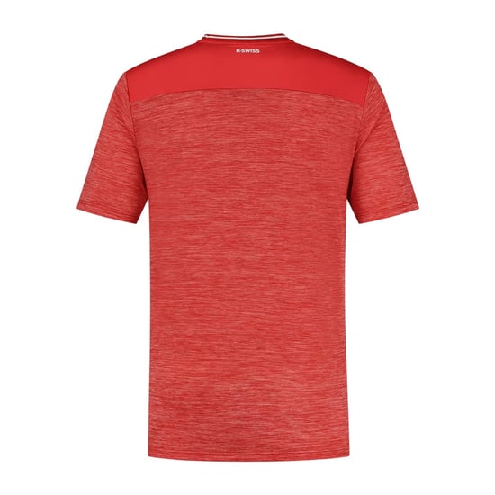 K-Swiss - "Hypercourt" T-Shirt für Herren, Hochleistungsmaterial (Lollipop-Rot) - Image 2