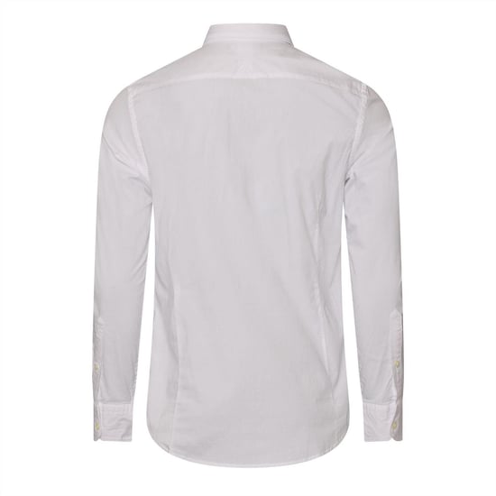 Replay - Button-Down-Hemd für Herren, Schmal, Langärmlig (Weiß) - Image 3