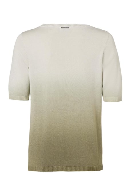 Cecile Top Off-White / Olivgrün - Image 4