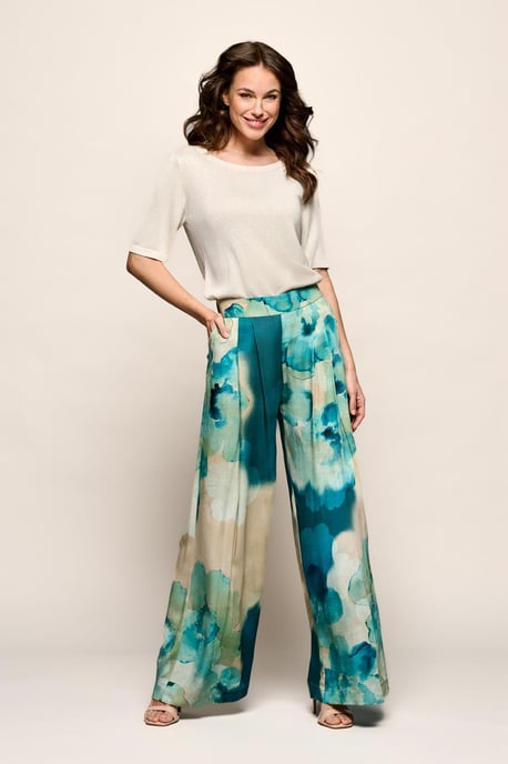 Corby Print Hose Blau - Image 1