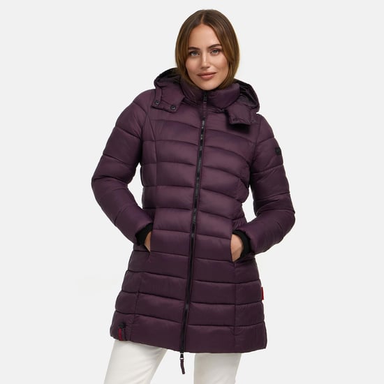Marikoo Damen Winter Steppjacke Abendsternchen mit Kapuze - Image 6