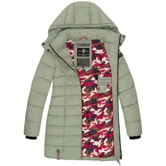 Marikoo Damen Winter Steppjacke Abendsternchen mit Kapuze - Image 5