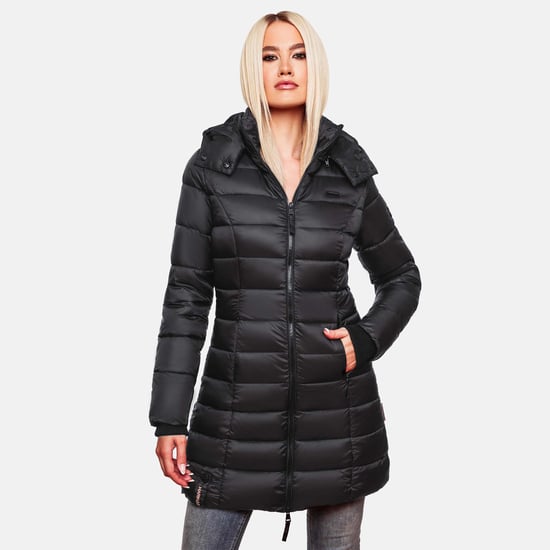 Marikoo Damen Winter Steppjacke Abendsternchen mit Kapuze - Image 5