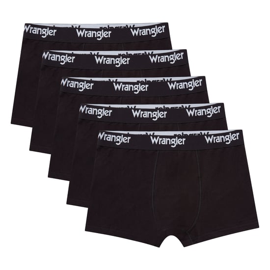 Wrangler – 5er-Pack – Boxershorts – Schwarz - Image 1