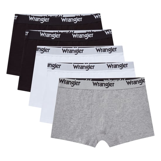 Wrangler – 5er-Pack – Boxershorts – Mehrfarbig - Image 1