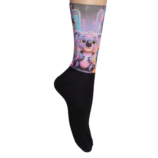 Lustig bedruckte lange Socken für Herren und Damen - Image 2