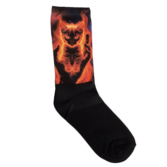 Lustig bedruckte lange Socken für Herren und Damen - Image 4