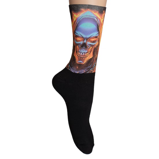 Lustig bedruckte lange Socken für Herren und Damen - Image 2