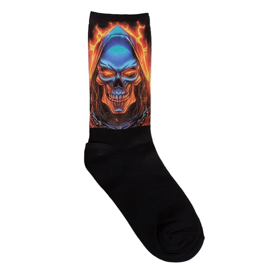 Lustig bedruckte lange Socken für Herren und Damen - Image 4