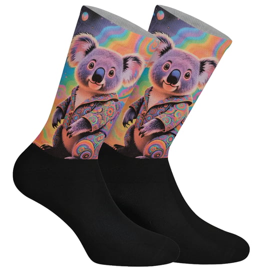 Lustig bedruckte lange Socken für Herren und Damen - Image 1