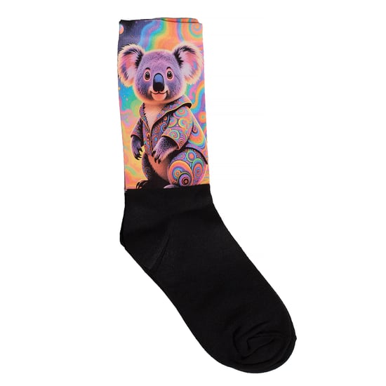 Lustig bedruckte lange Socken für Herren und Damen - Image 4