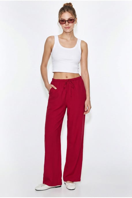 Damenweite-Crepe-Hosen - Image 3