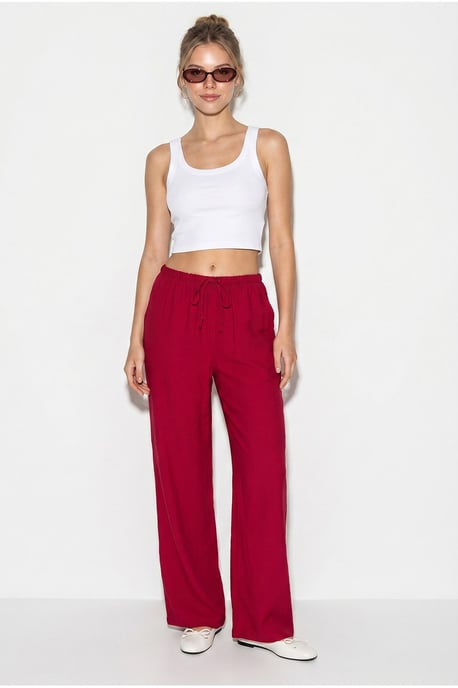 Damenweite-Crepe-Hosen - Image 4