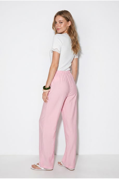 Damen-Hosen mit weitem Bein aus Krepp - Image 4