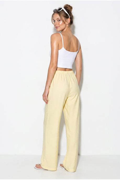 Damen-Hosen mit weitem Bein aus Krepp - Image 5