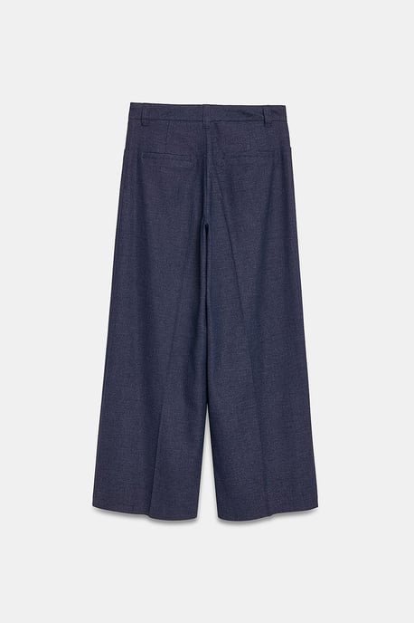 Hochtaillierte weit geschnittene Faltenhose - Image 6