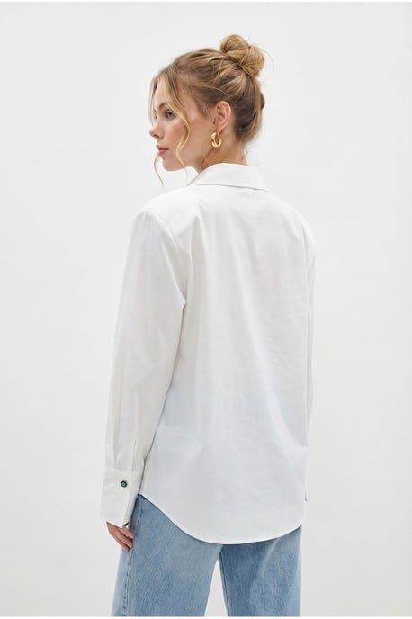 Damen Regular-Fit Gewebtes Krepphemd - Image 5