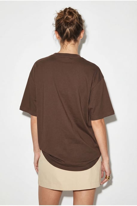 Übergroßes Besticktes Pailletten Crew-Neck T-Shirt - Image 5