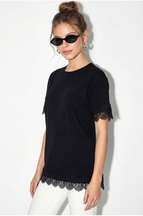 Übergroßes Rundhals-Cotton-T-Shirt - Image 3