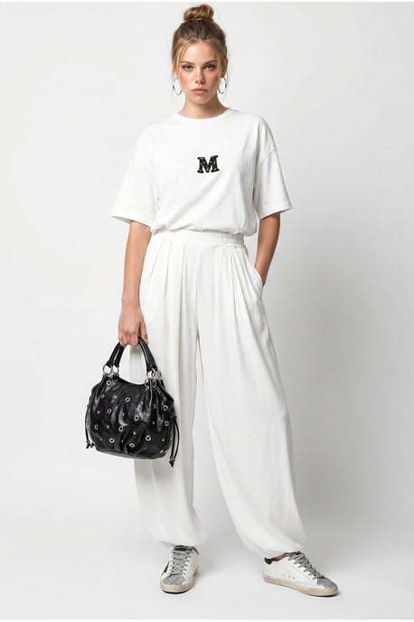 Übergröße Crew-Neck T-Shirt und weite Hose Set - Image 2