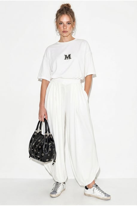 Übergröße Crew-Neck T-Shirt und weite Hose Set - Image 3