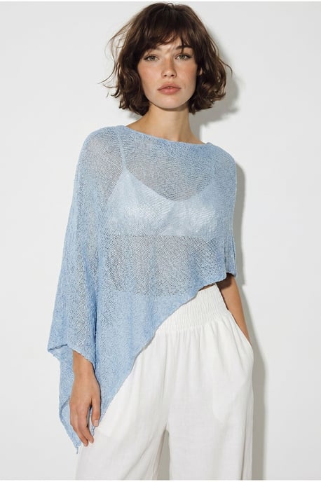 Damen Strick Cut-Out Strandüberwurf - Image 4
