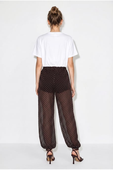 Pünktchen Chiffon Jogginghose - Image 5