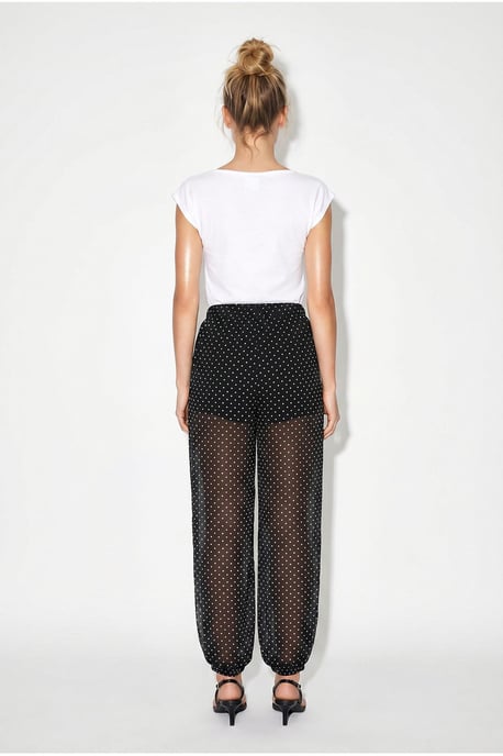 Punkte Chiffon Jogginghose - Image 5