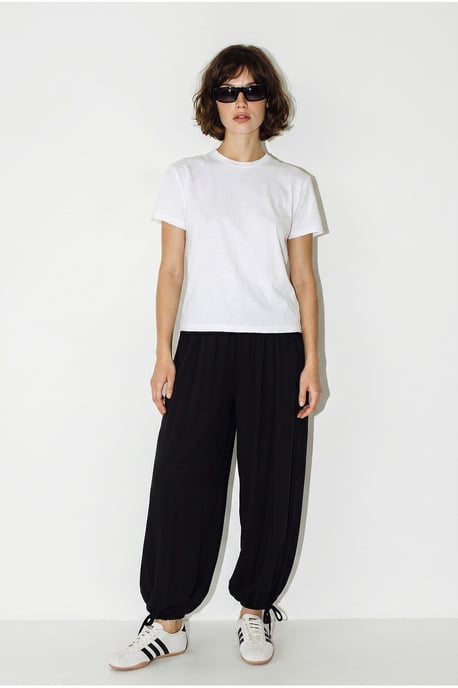 Damen Knöchellange Salwar-Hosen mit Bindegürtel - Image 3