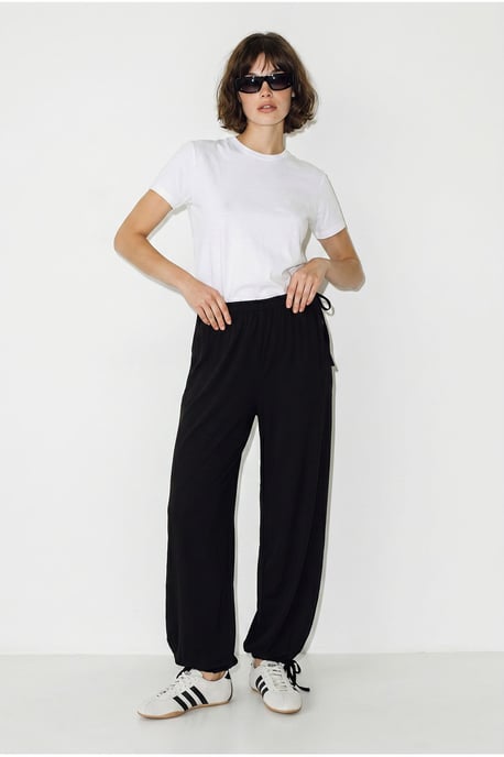 Damen Knöchellange Salwar-Hosen mit Bindegürtel - Image 4