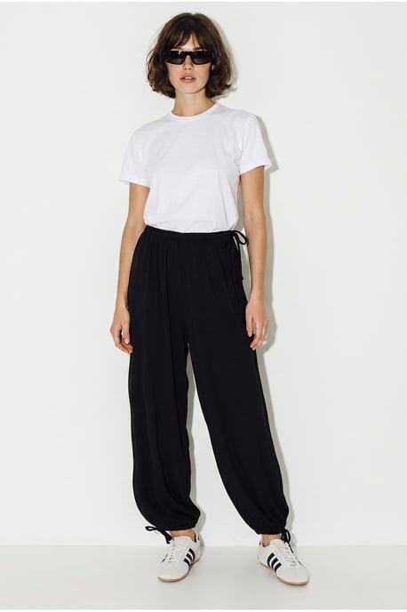 Damen Knöchellange Salwar-Hosen mit Bindegürtel - Image 5