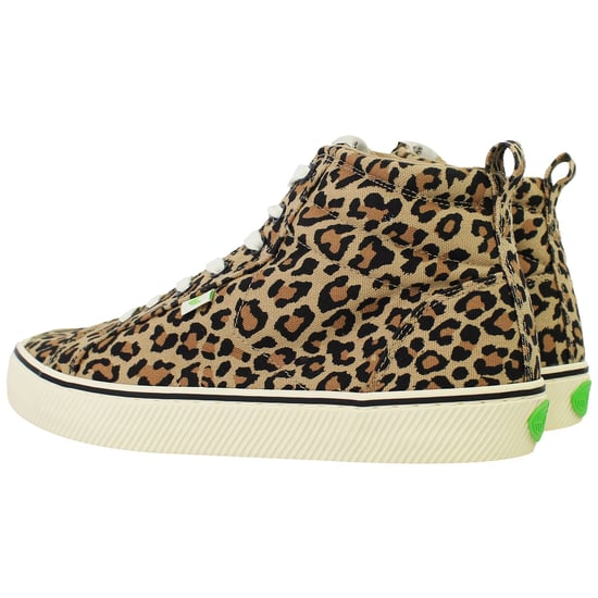 Cariuma OCA High Streifen Leopard Druck Unisex Braun Plismolls - Image 3