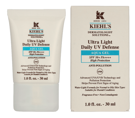 Kiehl's D.S. Ultra Light Daily UV Defense Aqua Gel LSF50 - Image 1