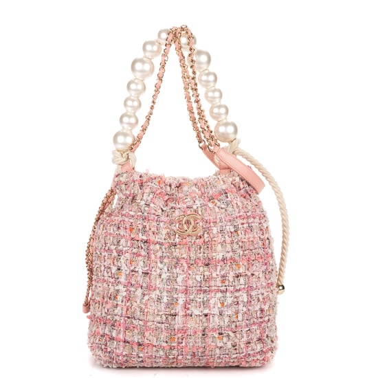 Ltd. Ed. Tweed Mini Pearl Bucket Schultertasche - Image 1