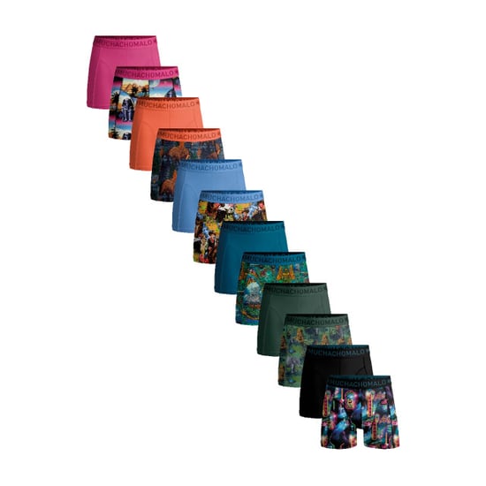 Muchachomalo Herren Boxershorts – 12 Stück – Herren Unterhosen - Image 2