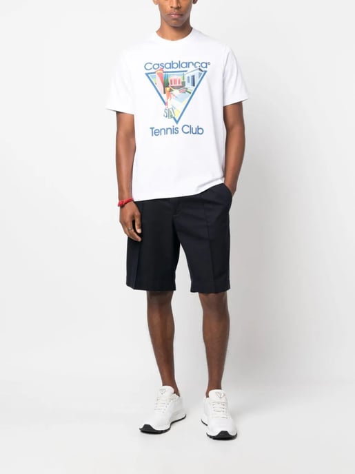 Casablanca La Joueuse Tennis Club T-Shirt in Weiß - Image 3