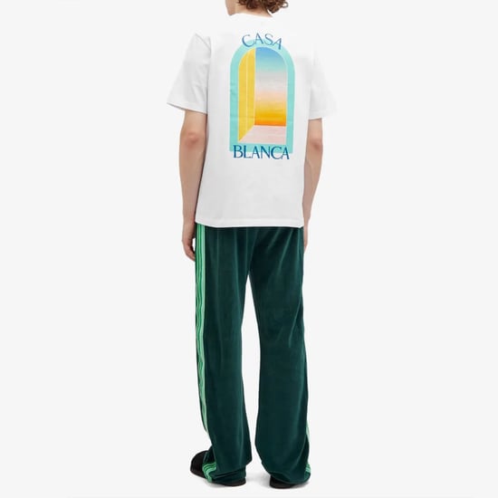 Casablanca L'Arche Colore Bedrucktes T-Shirt in Weiß - Image 5
