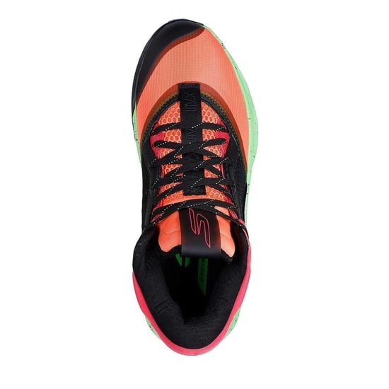 Skechers - Skater-Schuhe für Herren, Netzmaterial (Orange/Grün) - Image 3
