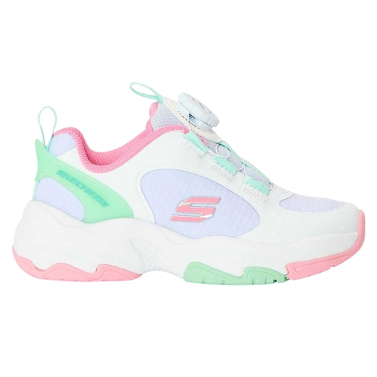 Skechers - "Retrotech" Kontrast Sneaker für Kinder (Weiß/Grün/Schwarz) - Image 1