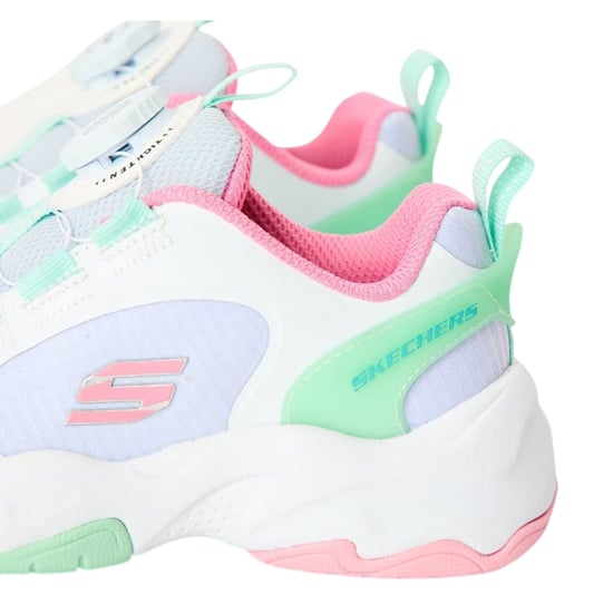 Skechers - "Retrotech" Kontrast Sneaker für Kinder (Weiß/Grün/Schwarz) - Image 4