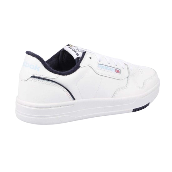 Reebok - Spielplatz Turnschuhe für Herren, Leder (Weiß/Marine) - Image 2