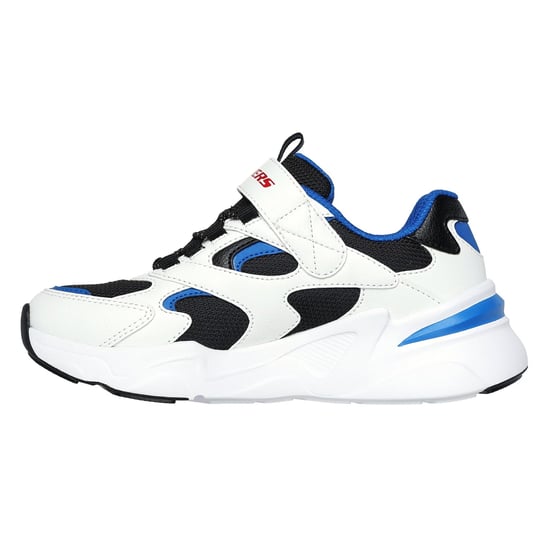 Skechers - "Bobsbamina" Sneaker für Kinder, Netzmaterial (Weiß/Schwarz/Blau) - Image 2