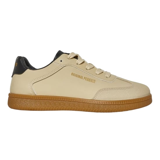 Original Penguin - Retro Sneaker für Herren, Runder Zeh, Flach (Cremefarbe) - Image 1