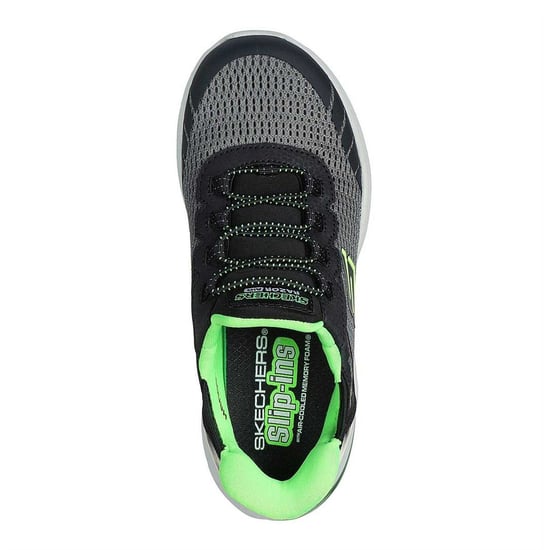 Skechers - "Razor Air - Hyper-Brisk" Sneaker für Kinder, Zum Reinschlüpfen (Holzkohle/Schwarz) - Image 3