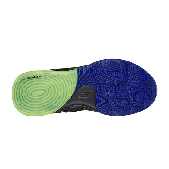 Skechers - Skater-Schuhe für Herren, Netzmaterial (Blau/Schwarz) - Image 4
