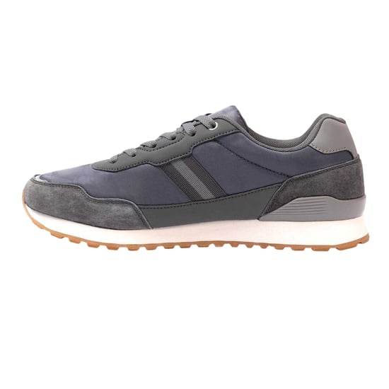 Kappa - "Draydon" Logo Sneaker für Herren, Wildleder, Niedrig geschnitten (Dunkelgrau) - Image 2