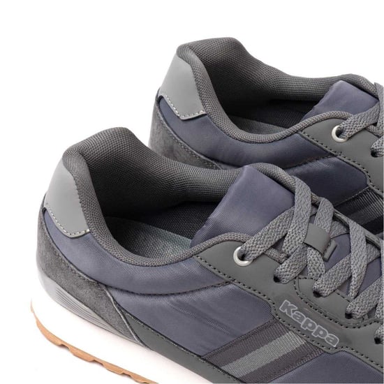 Kappa - "Draydon" Logo Sneaker für Herren, Wildleder, Niedrig geschnitten (Dunkelgrau) - Image 3