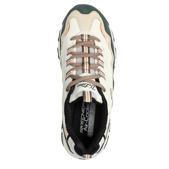 Skechers - "DLites Classic" Sneaker für Kinder (Naturweiß/Grün) - Image 3