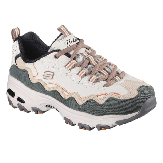 Skechers - "DLites Classic" Sneaker für Kinder (Naturweiß/Grün) - Image 5