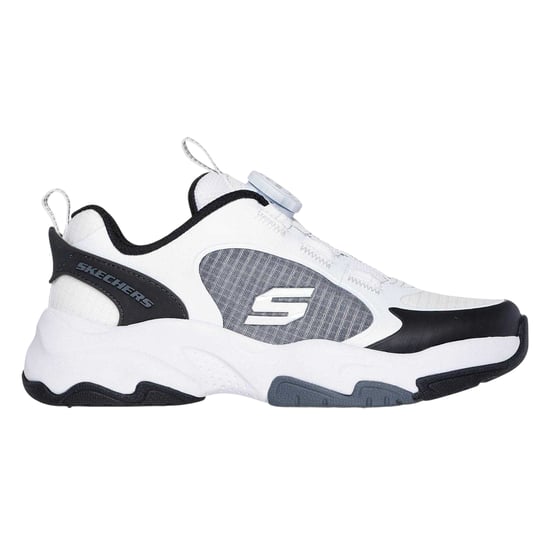 Skechers - "Retrotech" Kontrast Sneaker für Kinder (Weiß/Schwarz) - Image 1